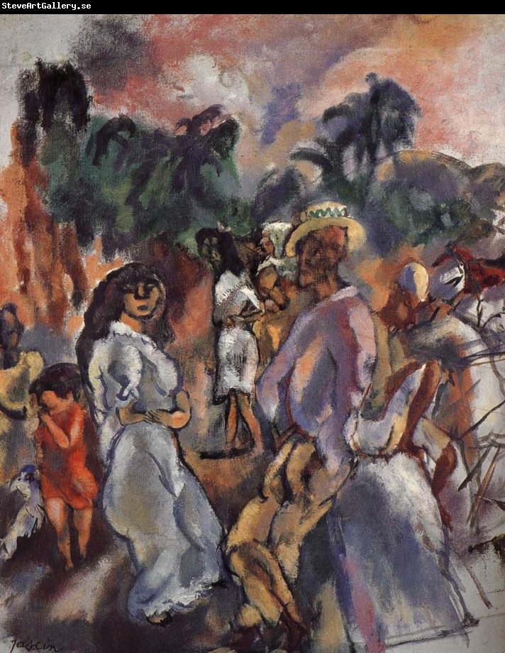 Jules Pascin Composition of picture of Cuba